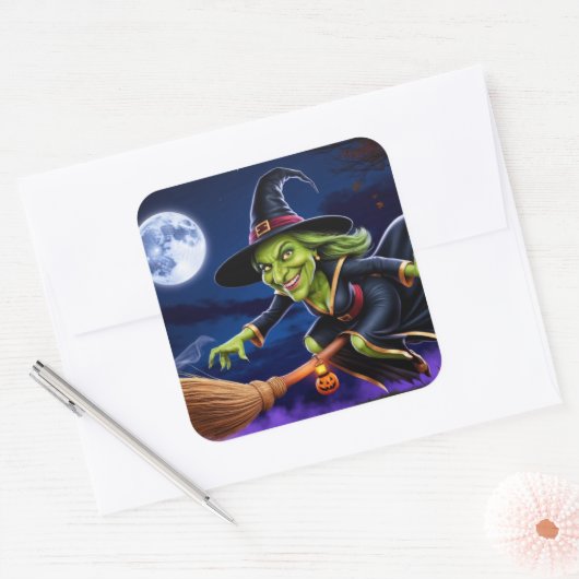 Halloween/heks Sticker (Envelop)