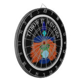 Halloween Heks Theme Party Game Dartbord (Voorkant Links)