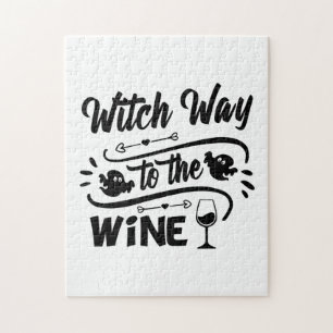 Halloween heks way to the Wine Birthday Legpuzzel