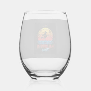 Halloween Heks Zonsondergang Vector Wijnglas Zonder Voet