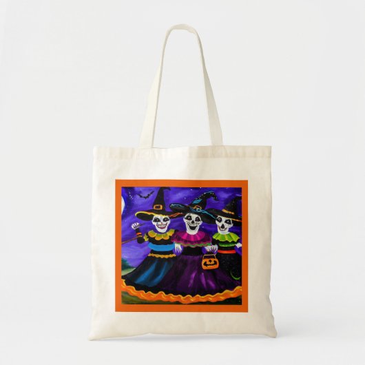 Halloween - Heksen 2 Canvas tas (Voorkant)