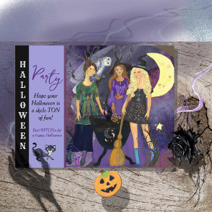 HALLOWEEN HEKSEN MAKEN BROUWSEL BRIEFKAART