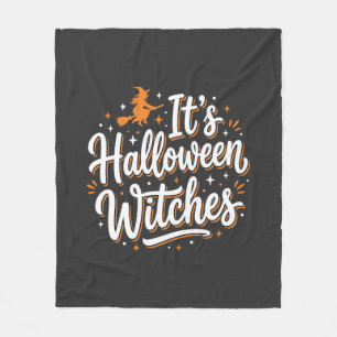 Halloween Heksen Mooie Heks Citaat Ontwerp_1 Fleece Deken