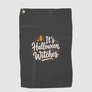 Halloween Heksen Mooie Heks Citaat Ontwerp_1 Golfhanddoek