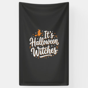 Halloween Heksen Mooie Heks Citaat Ontwerp_1 Spandoek