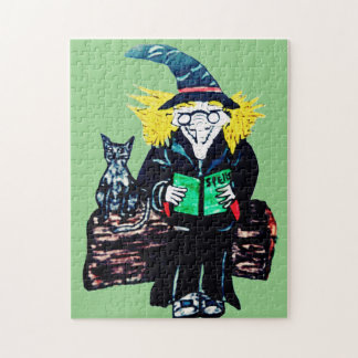 HALLOWEEN Heksen SPREUKEN LEZEN legpuzzel