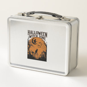 Halloween Heksen Zone Zwarte Kat Kerkhof Vleermuiz