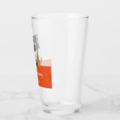 Halloween Heksenbenen & bezem gepersonaliseerd Glas (Links)