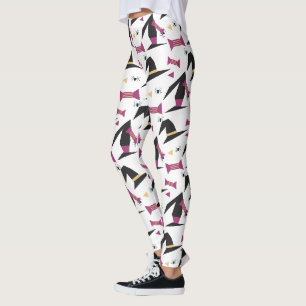 Halloween Heksenhoed Snoep Spin Leggings