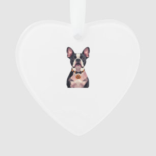Halloween heksenhond Klassiek T-shirt Ornament
