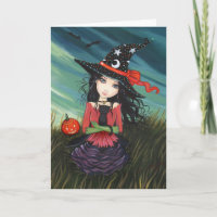 Halloween Heksenkat Kaart van Molly Harrison