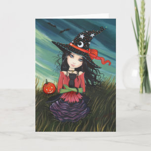 Halloween Heksenkat Kaart van Molly Harrison
