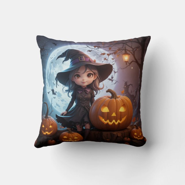 Halloween heksenkussen kussen (Achterkant)