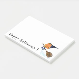 Halloween Heksenpompoen Vliegen Grappig Post-it® Notes