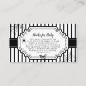 Halloween Herfst Gotische Spooky Boeken voor Baby Informatiekaartje (Voorkant)