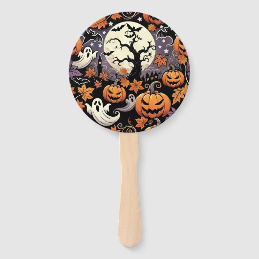 Halloween/Herfst/Herfst Handwaaier (Voorkant)