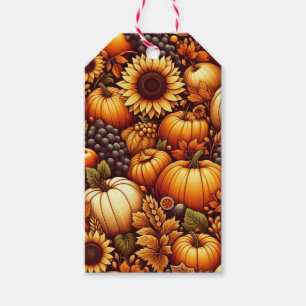 Halloween/Herfst/Herfst/pompoen Cadeaulabel