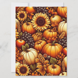 Halloween/Herfst/ Herfst/pompoen Feestdagenkaart