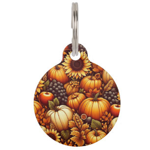 Halloween/herfst/herfst/pompoen Huisdierpenning