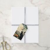 Halloween/Herfst/Herfst/pompoen/poes Cadeaulabel (Met Touw)