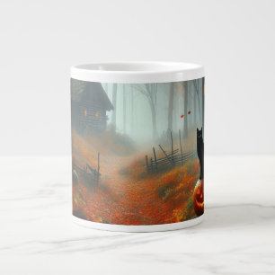 Halloween/Herfst/Herfst/pompoen/poes Extra Grote Beker