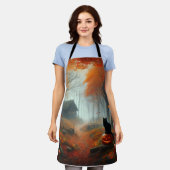 Halloween/Herfst/Herfst/pompoen/poes Schort (Gedragen)