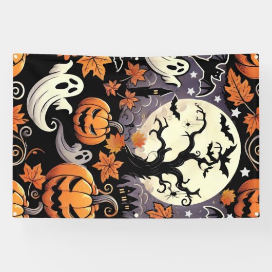 Halloween/Herfst/Herfst Spandoek (Horizontaal)