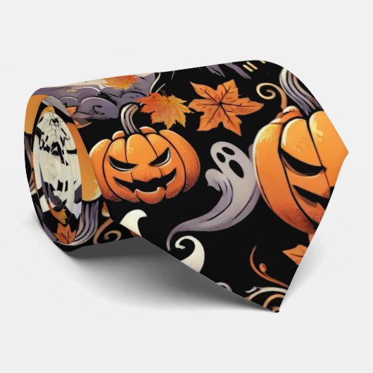 Halloween/Herfst/Herfst Stropdas (Opgerold)