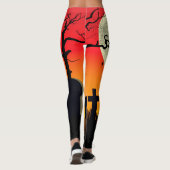Halloween Herfst Leggings (Achterkant)