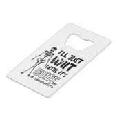 Halloween Herfst leraar leraar leraar Kredietkaart Flessenopener (Voorkant Gekanteld)