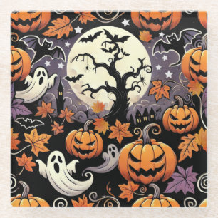 Halloween/Herfst/Najaar Glazen Onderzetter