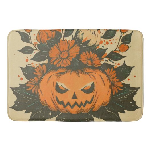 /Halloween/Herfst/pompoen Badmat (Voorkant)