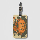 /Halloween/Herfst/pompoen Bagagelabel (Voorkant (verticaal))