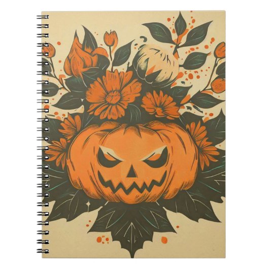 /Halloween/Herfst/pompoen Notitieboek (Voorkant)