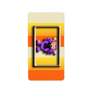 Halloween Hershey Miniature Wrapper Étiquettes