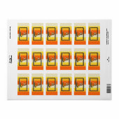 Halloween Hershey Miniature Wrapper Étiquettes (Feuille entière)