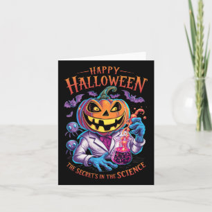 Halloween Het geheim in de wetenschap leraar weten Kaart