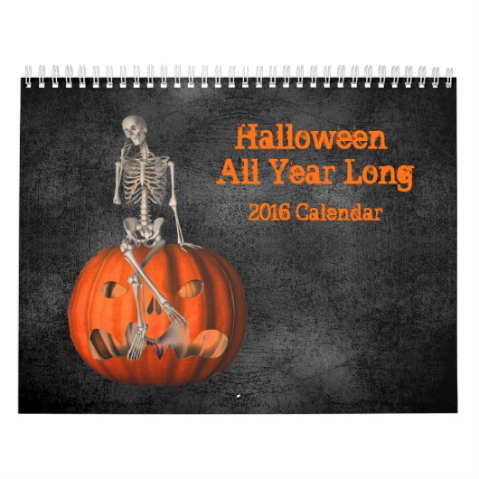 Halloween het hele jaar door kalender (Hoes)