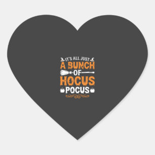 Halloween Het Is Alles Alleen Hocus Pocus Heks Hart Sticker