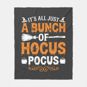 Halloween Het is Alles Gewoon Hocus Pocus Heks Fleece Deken