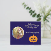 HALLOWEEN, HET IS DE MOOISTE TIJD VAN HET JAAR BRIEFKAART (Staand voorkant)