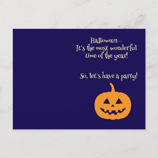 HALLOWEEN, HET IS DE MOOISTE TIJD VAN HET JAAR BRIEFKAART (Voorkant)