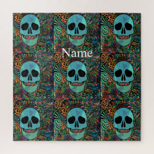Halloween Hippie Schedel Thunder_Cove Legpuzzel
