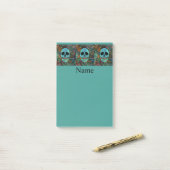 Halloween Hippie Schedel Thunder_Cove Post-it® Notes (Op bureau)
