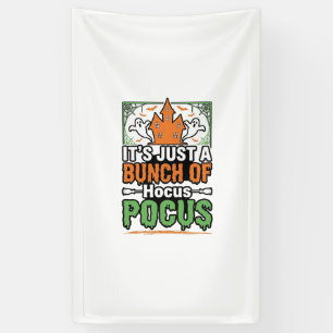 Halloween Hocus Pocus Citaat Vector Ontwerp_1 Spandoek