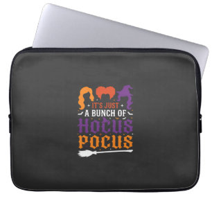 Halloween Hocus Pocus Heks Typografie Vector Laptop Sleeve