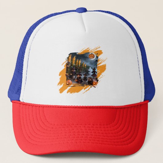 Halloween Hoed Trucker Pet (Voorkant)
