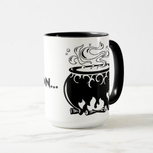 Halloween Hold My Cauldron Mok, 15 oz Mok