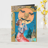 Halloween Holiday kaart toevoegen (Gele Bloem)