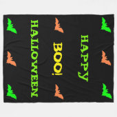 Halloween Homage Fleece Deken (Voorkant (Horizontaal))